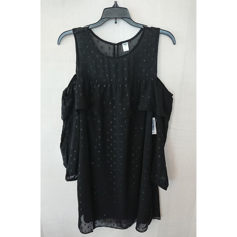 Black Cold Shoulder Old Navy Dress